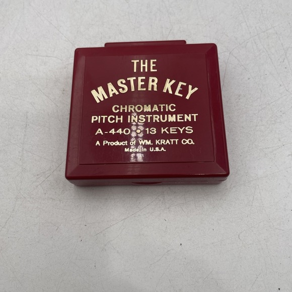 Kratt Other - The Master Key Chromatic Pitch Instrument A-440 13 Keys, Vintage Wm Kratt Co USA